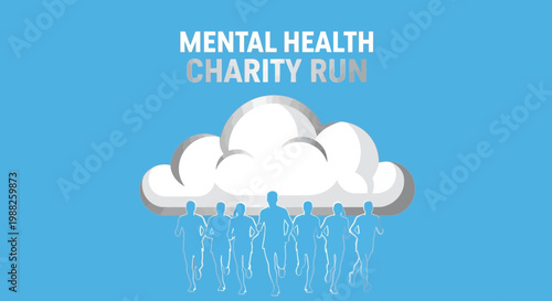 Mental Health Charity Run Conceptualizing Mental Wellbeing And Community Support Together