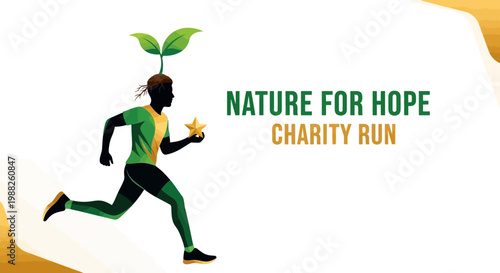 Nature Run Charity Event: Illustrative Design of Hope for Environmental Sustainability
