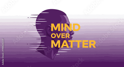 Mind Over Matter Abstract Thought Process Illustration