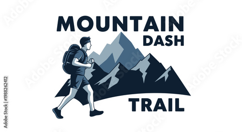 Mountain Dash Trail: A Dynamic Illustration of Outdoor Adventure and Endurance