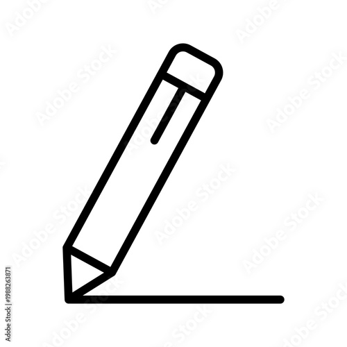 Vote ballot icon. Politics and elections line symbol. Black and white.