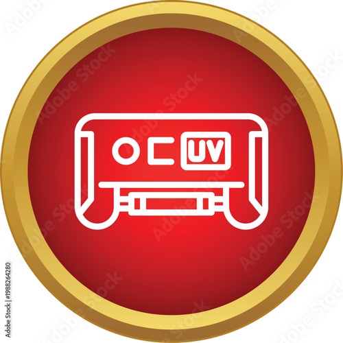 Money detector uv lamp checking for counterfeit banknotes