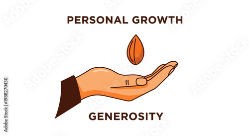 Nurturing Potential Generosity and Personal Development Concept