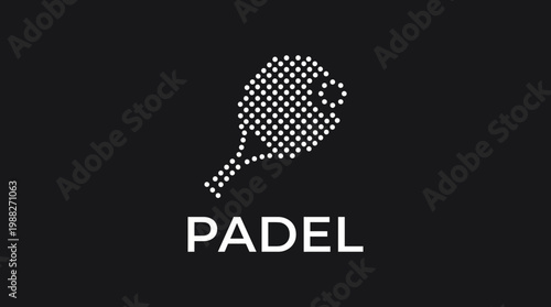 Minimalist Padet Logo Design: Modern Sport Representation for Advertising and Promotion