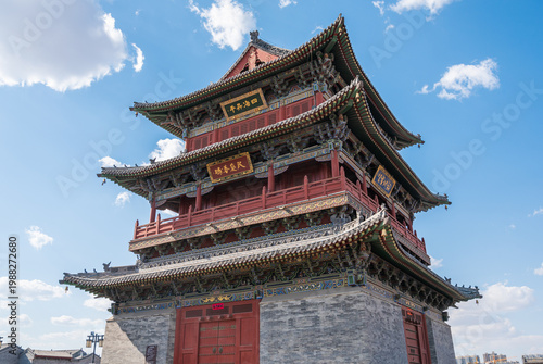 Photography Ancient Taiping Tower in Datong Ancient City, Shanxi, China