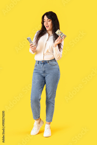 Beautiful young woman with ...