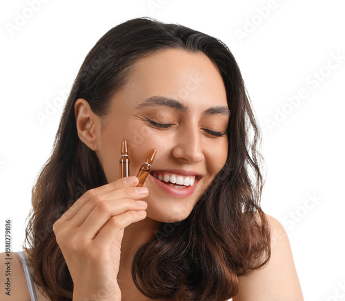 Beautiful young woman with ...
