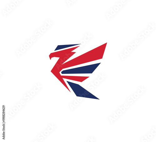 Animal Logo Eagle Modern Minimalist Vector Design