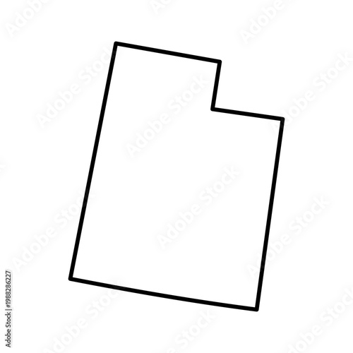 Utah state outline