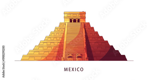 El Castillo Pyramid - Chichen Itza Mexico