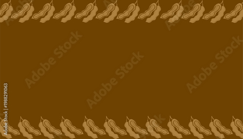 Tamarind Pattern Design. Doodle Pod Illustration Style. Organic Tropical Fruit Motif. Handdrawn Botanical Line Art. Background For Packaging Textile.