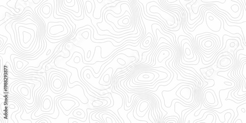 Abstract minimal The patter discovery vector topo map. white topo creative discovery White wave grid stripe line map topography. vector geographic contour mounted map background.