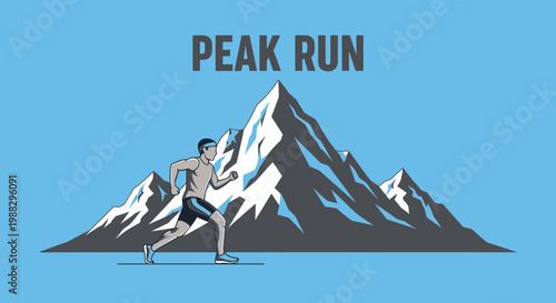 Peak Mountain Run Athlete Summit Challenge Adventure