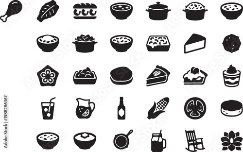 Black and white of kitchen utensils and cooking tools black white kitchen utensils frying pan spatula