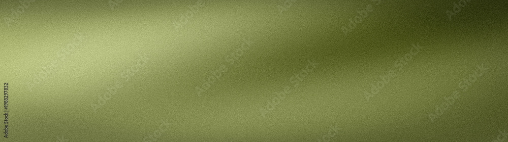 Fototapeta premium Wide abstract olive green dark green moss grainy gradient background with soft blur