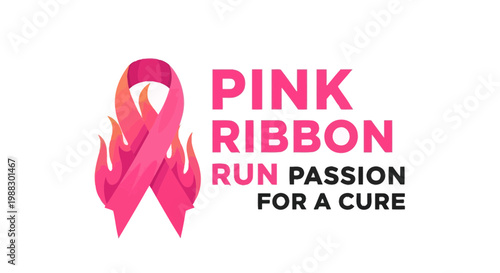 Pink Ribbon Run: A Vibrant and Passionate Display of Breast Cancer Awareness and Support