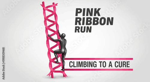 Pink Ribbon Run Climbing To A Cure Fundraising Event