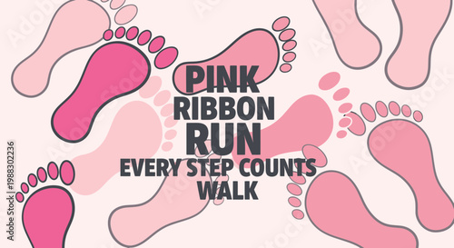 Pink Ribbon Run Every Step Counts Walk Event