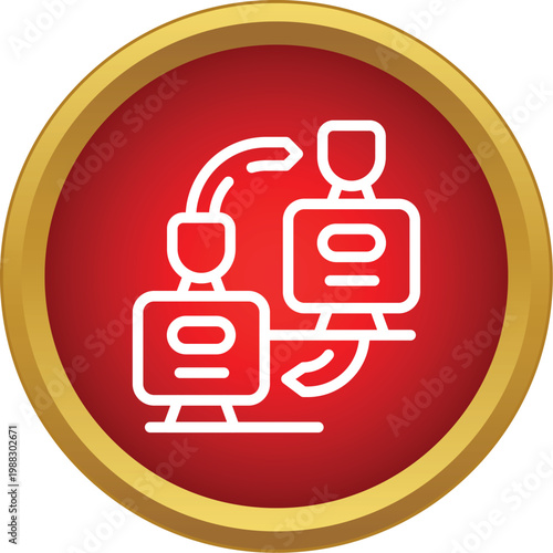 Two people exchanging information digitally, symbolizing connection and business partnership