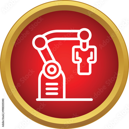 Robotic arm holding a human figure, symbolizing automation and advanced manufacturing