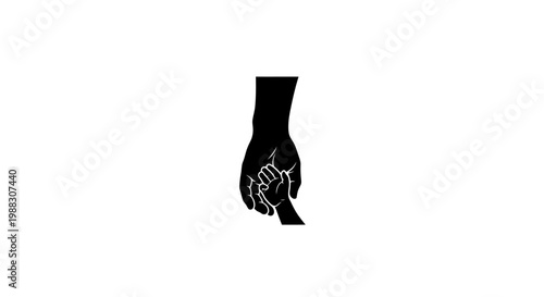 Photos Hand Holding Small Object Silhouette.