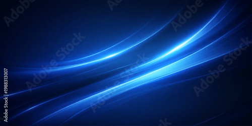 A flowing blue and purple abstract background featuring glowing lines and fractal waves that create a sense of motion and energy in a dark artistic design