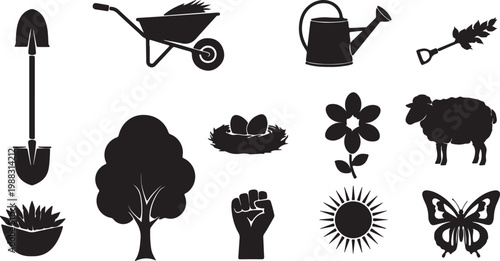 May Day banner vector illustration