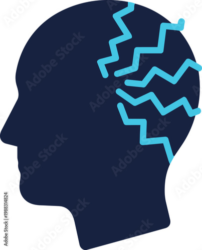 Migraine Head Pain Icon