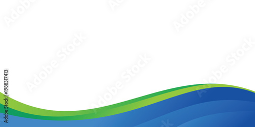 Abstract blue vector background design featuring wavy lines and light motion curves for a business banner or wallpaper illustrationAbstract colorful background with flowing blue and green wave lines c