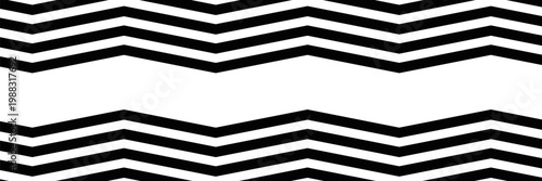 Perspective lines black stripes with 3d dimensional effect. Geometric vector abstract background