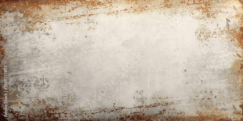 Ancient worn grunge metal background with a rusty brown texture and aged parchment pattern for a stained vintage wall backdrop