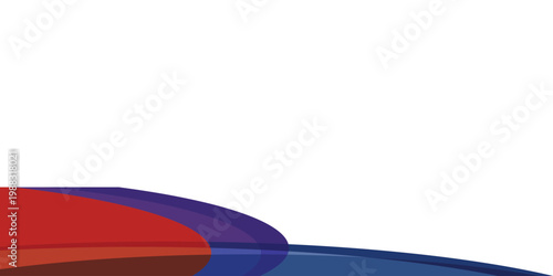 Colorful beach ball styled like a 3D business pie chart isolated on white background representing financial growth and data concept