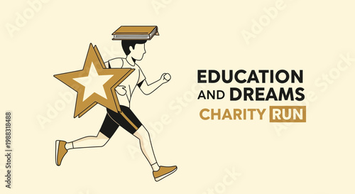 Runner Embraces Dreams, Education, Charity For A Bright Future, A Gold Star Pursuit