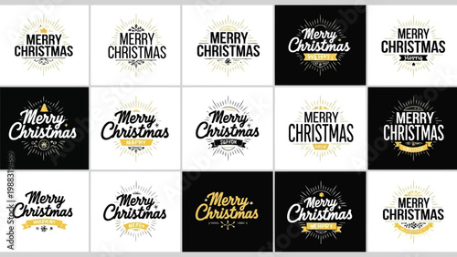 Vintage and modern retro gaming console logos arranged in a grid pattern Vector