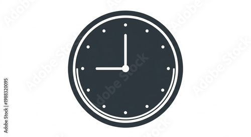 clock icon vector illustration