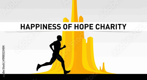 Runner Reaching For The Sun: A Symbol Of Hope And Happiness In Charity Support