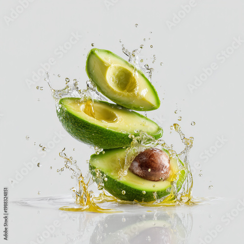 avocado in water
