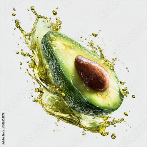 avocado in water