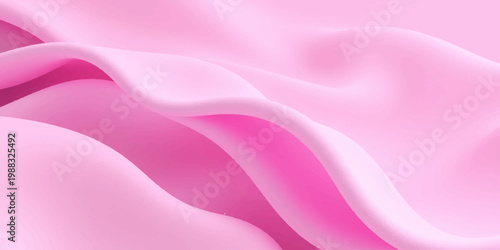 Luxurious flowing pink and purple silk fabric with a smooth satin texture and soft liquid waves creating an elegant light pattern design for an artistic textile backdrop