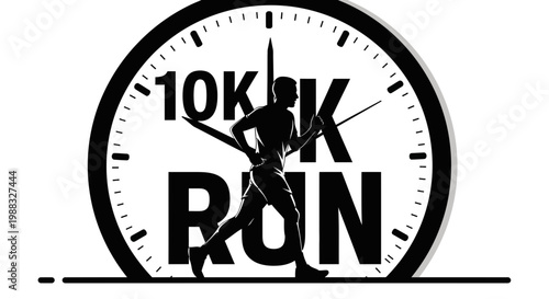 Runner's Time: A Dynamic Silhouette Embodied Within a Timeless Clock Design