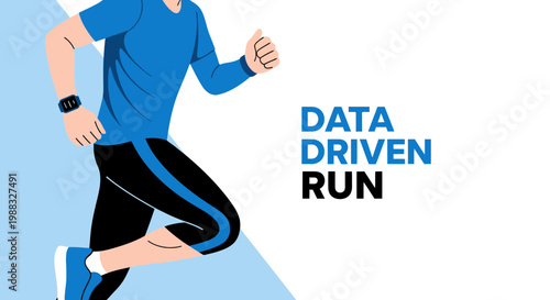 Runner Utilizing Data-Driven Insights to Optimize Performance and Achieve Goals