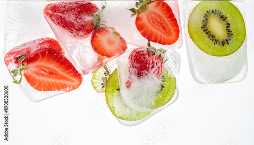 strawberry and kiwi fruit