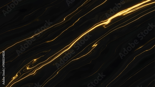 Abstract golden wave silk fabric background design