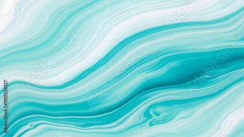Abstract blue wave background with flowing ocean water texture and smooth motion design