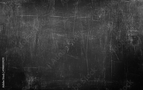 Chalkboard Background with Scratches and Dust. Distressed School Blackboard Background