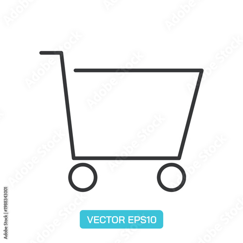 Shopping Cart Icons. Thin Line Symbol Elements Collection.