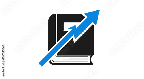 Conceptual illustration representing growth, education, and progress in learning and knowledge