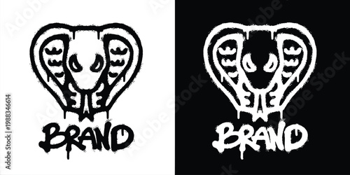 Cobra Urban graffiti style logo