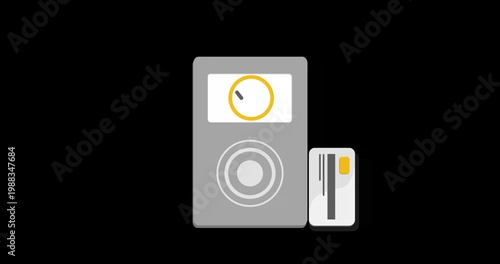 Credit Card Tap Payment Contactless Transaction Concept