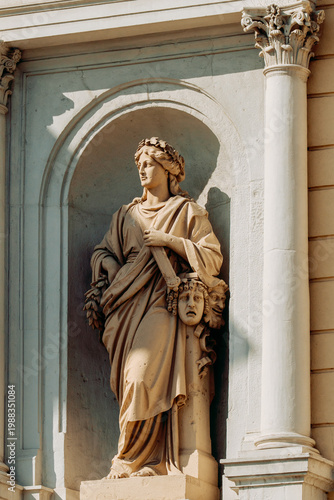 Haus der Geschichte, Darmstadt, Germany — Neoclassical Facade with Six Corinthian Columns and Ornate Carved Capitals